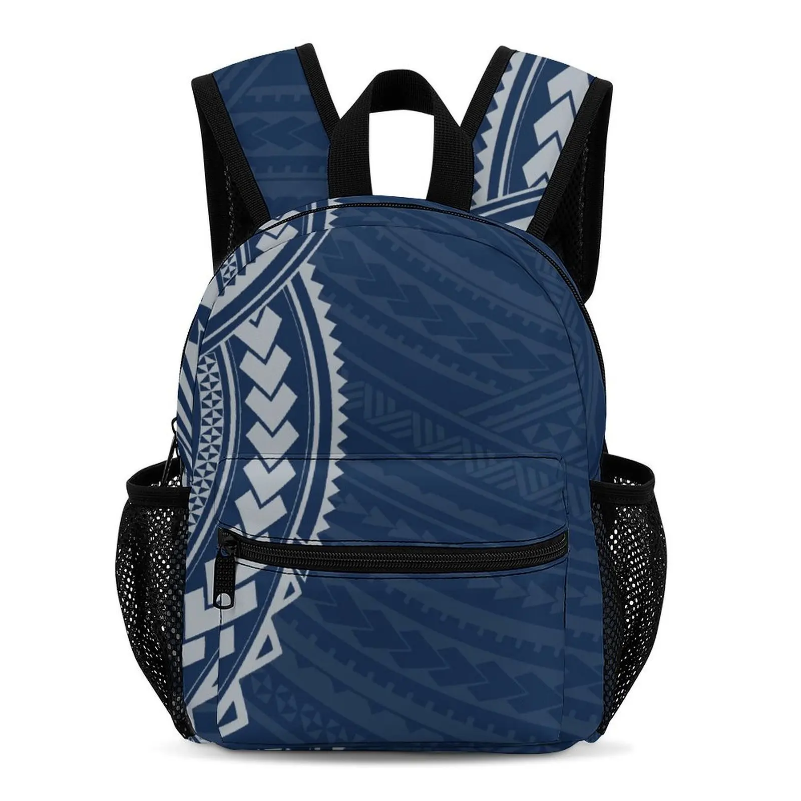 حقيبة ظهر بولينيزية للأطفال الصغار حقيبة ظهر صغيرة محمولة للأطفال تتميز بأشرطة كتف قابلة للتعديل والتي يمكن تخصيصها