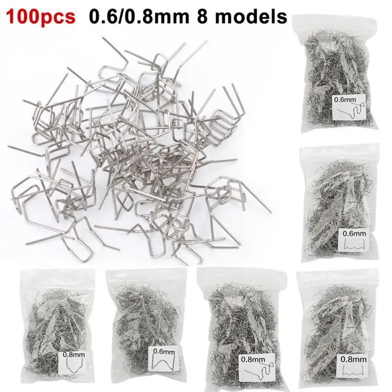 100pc Plastic Welding Machine Welding Nails Welding Wire Welding Silk For Repairing Bumper Dashboard Lamp Holder Plastic Product