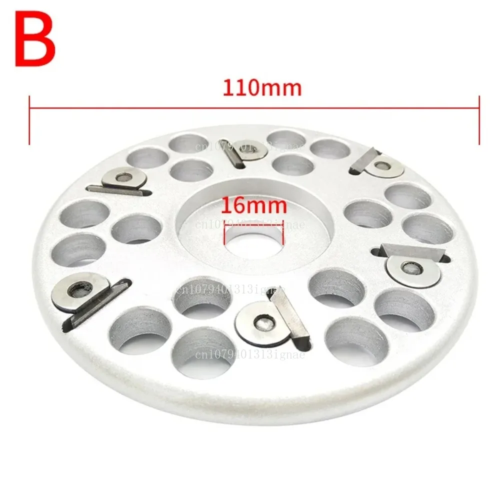 Hoof Trimming Knife Disc for Cattle Hoof Trimming Machine 6 Blades Outer Diameter 110mm Inner Diameter 16mm 22mm