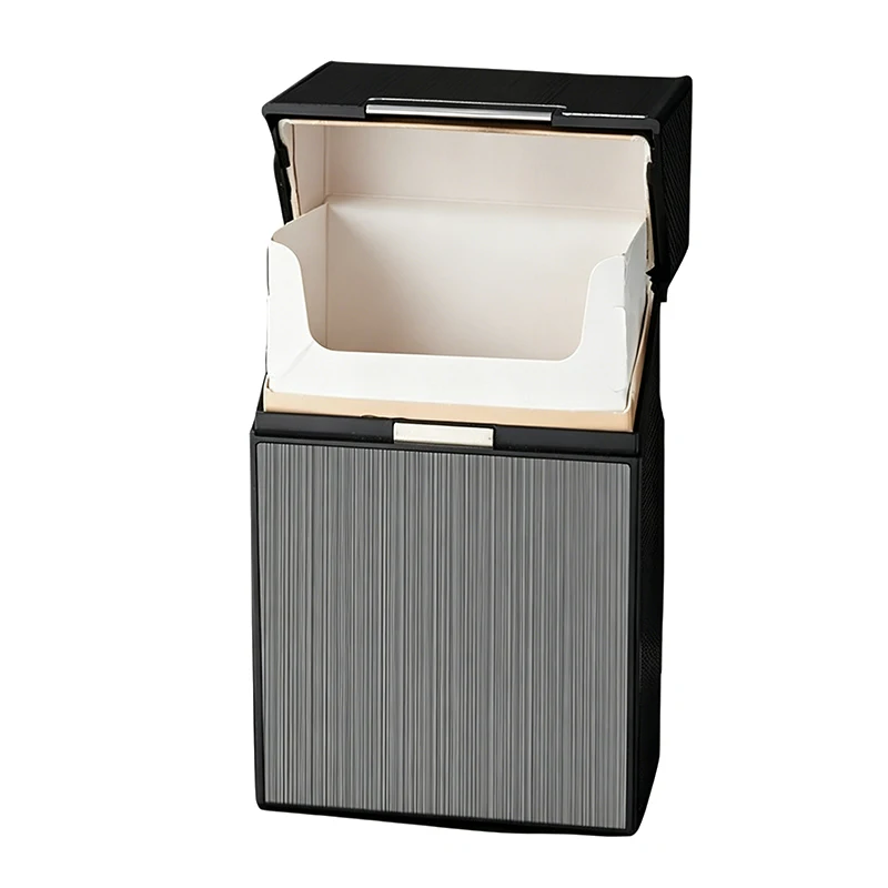 【New】1PC New Metal Cigarette Case 20 Cigarette Capacity Crush Proof For Daily Commute Outdoor Use image 6