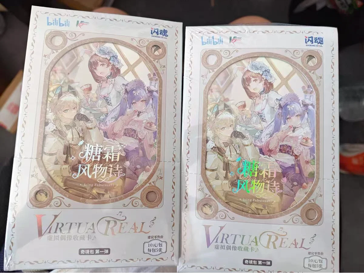 

Flash Soul VirtuaReal Virtual Idol Collector's Card Crossover Pack Volume 1 Collectible Card Blind Box Gift