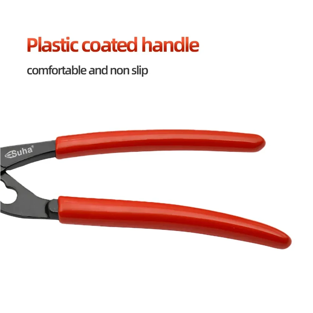 Ultra-Thin 5/6 Inch Multifunctional Mini Pump Clamp Small Pipe Pliers Crescent Wrench No Button 4-Stop Spanner Tool