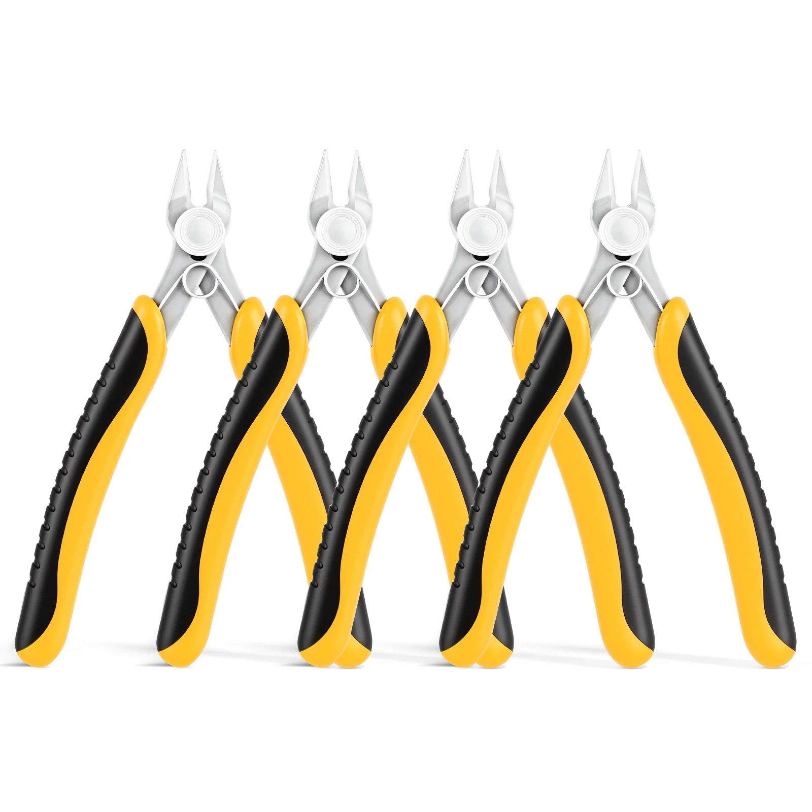 5 Polegada cortador de fio de aço inoxidável micro cortadores nivelados, alicate cortador lateral de precisão corte sprue para eletrônicos, jóias