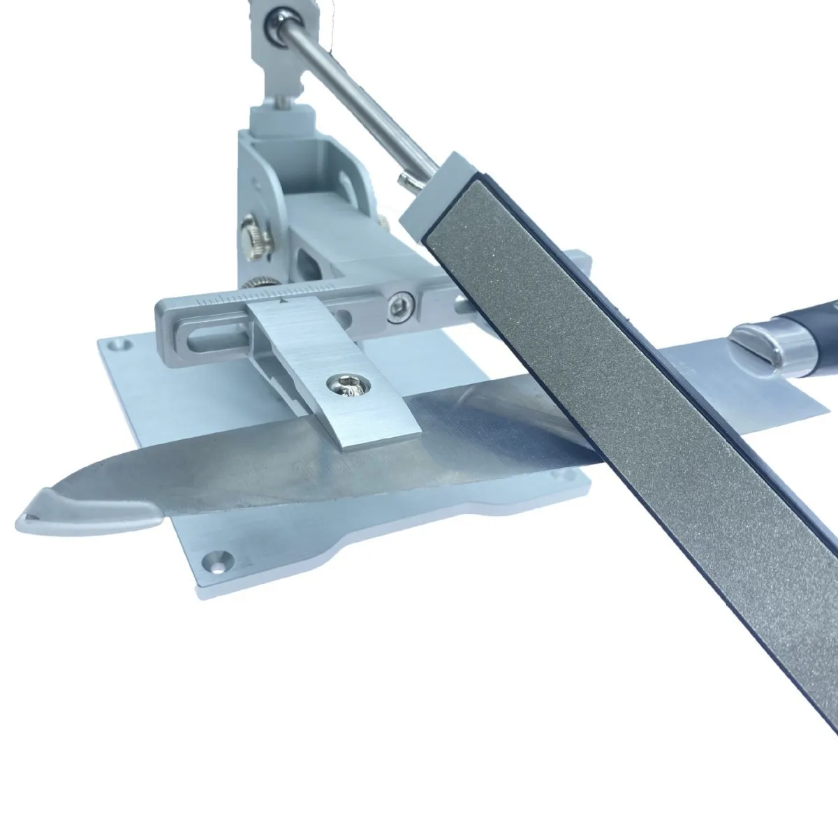 

Aluminum Alloy Home Kitchen Diamond Red Fixed Angle Knife Sharpener Reversible Adjustable Professional Knife Sharpener