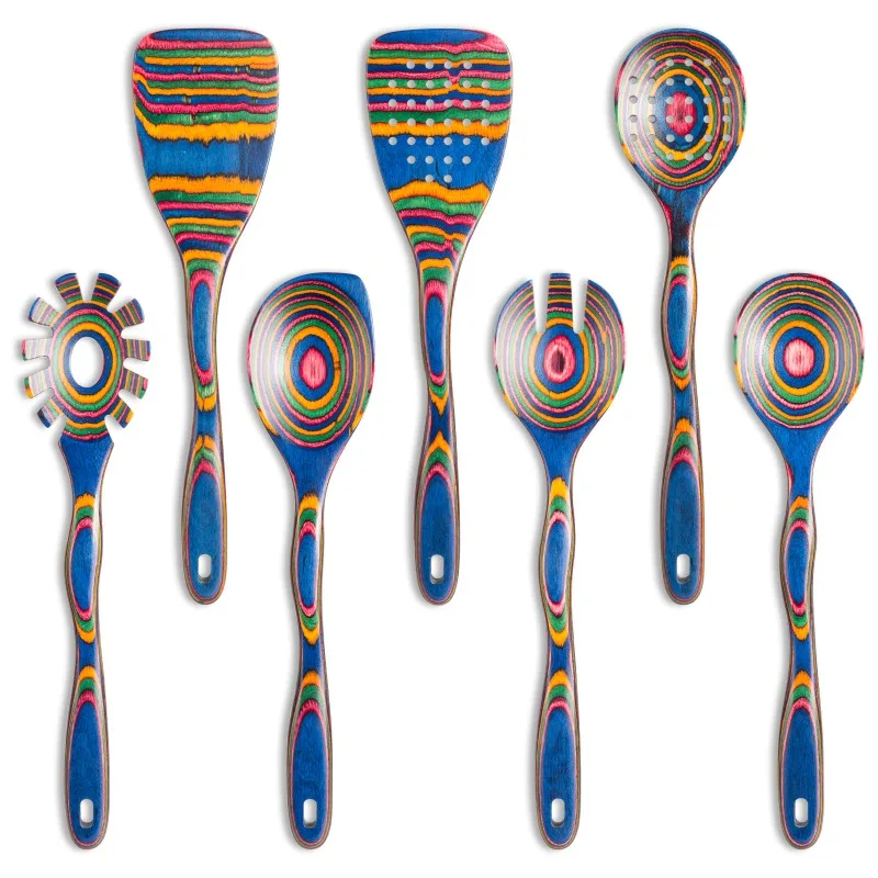 

Salad spoon, kitchen utensils, soup spoon, non-stick pan, large color spatula, kitchen tools