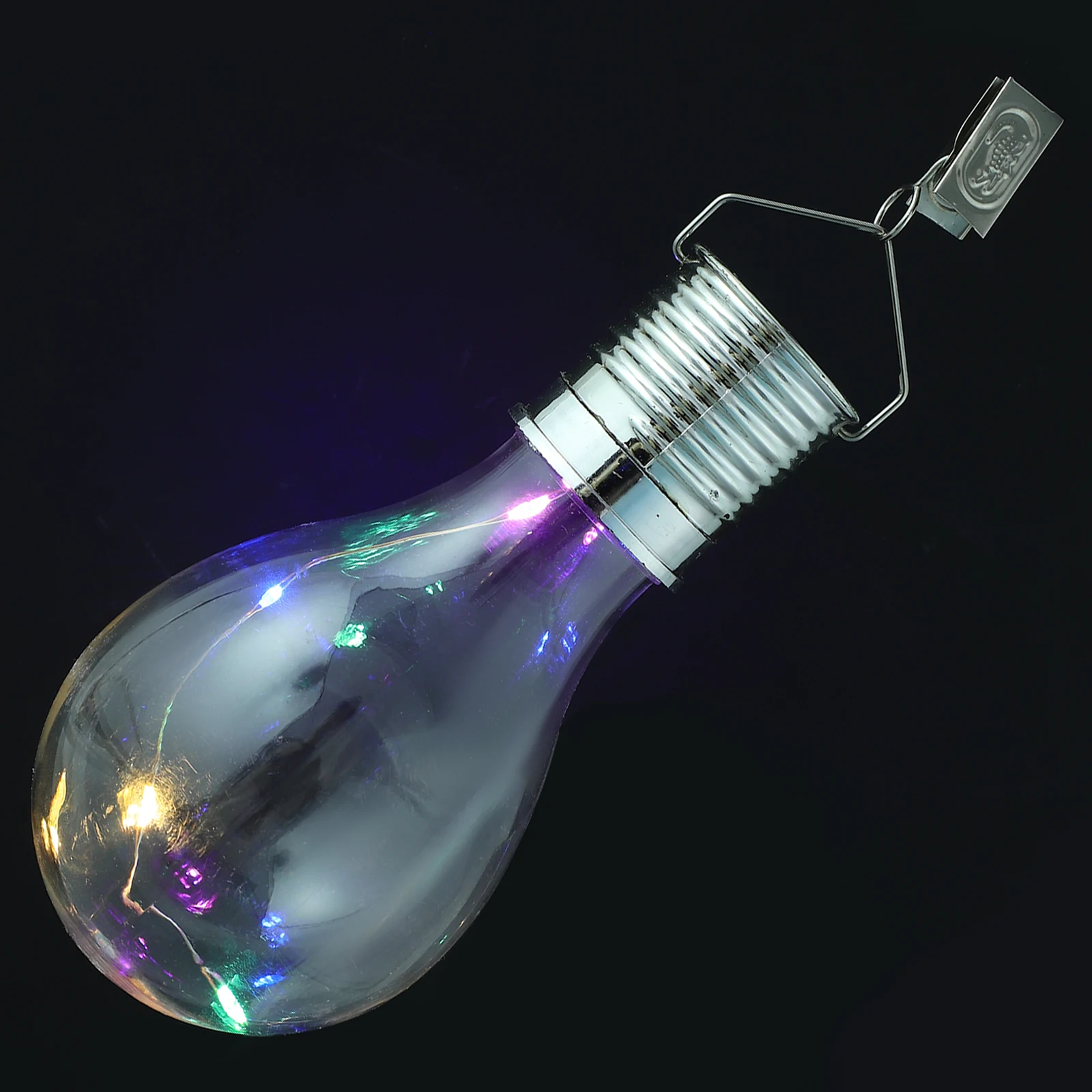 

Portable Solar LED Light Bulb Eco Friendly 8000H Lifespan Hanging Clip for Awnings Tree Outdoor Garden Camping Waterproof