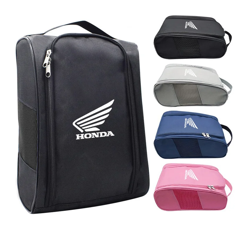 Mini sac à chaussures de Golf Portable, sac de rangement de chaussures de voyage pour Honda CB400 CB650F CBF CBR CBR250RR CRF SH300 NC750, accessoires