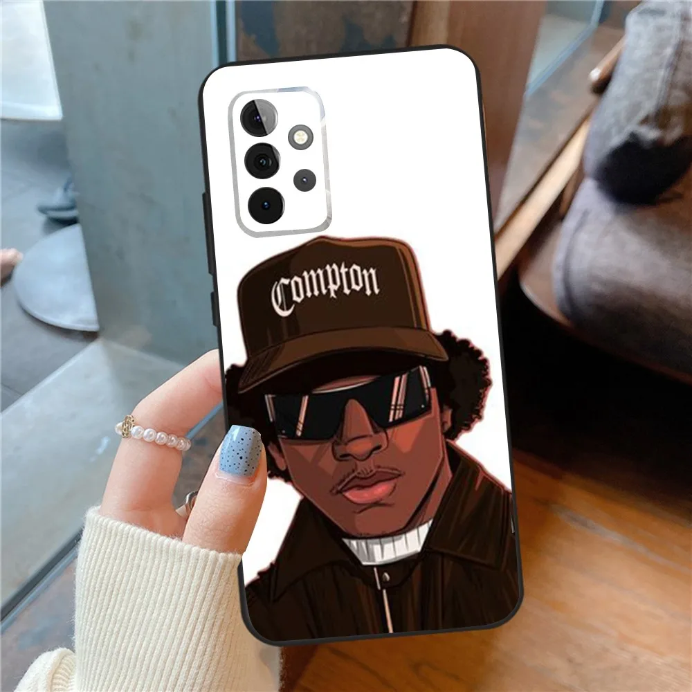 E-Eazy E Rapper  Phone Case For SamsungS24,23,22,21,S20 ,Pro10,S30Plus,S9,20lite Ultra Black Cover