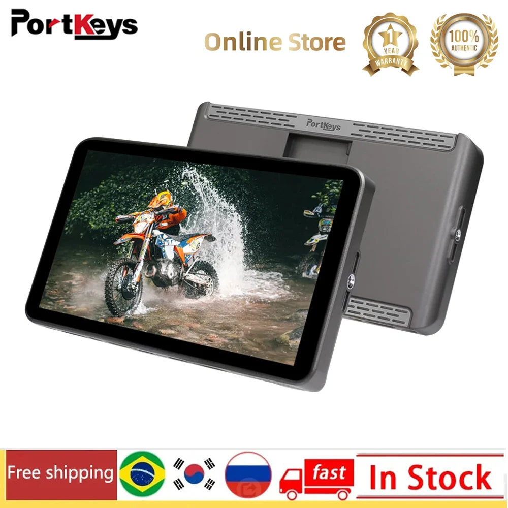 

Portkeys LH7H Camera Field Monitor 7" 1000 Nit Touch Screen Freeze Frame FHD 1080P60 3D LUT ARRI False Color for DSLR