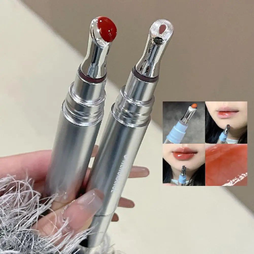 Spiegelachtige Waterige Essentie Lipgloss Vloeibare Lipstick Jelly Lip Glaze Vervaagt Liplijnen Waterlichte Jelly Make-up Hydraterende Lippen Tint