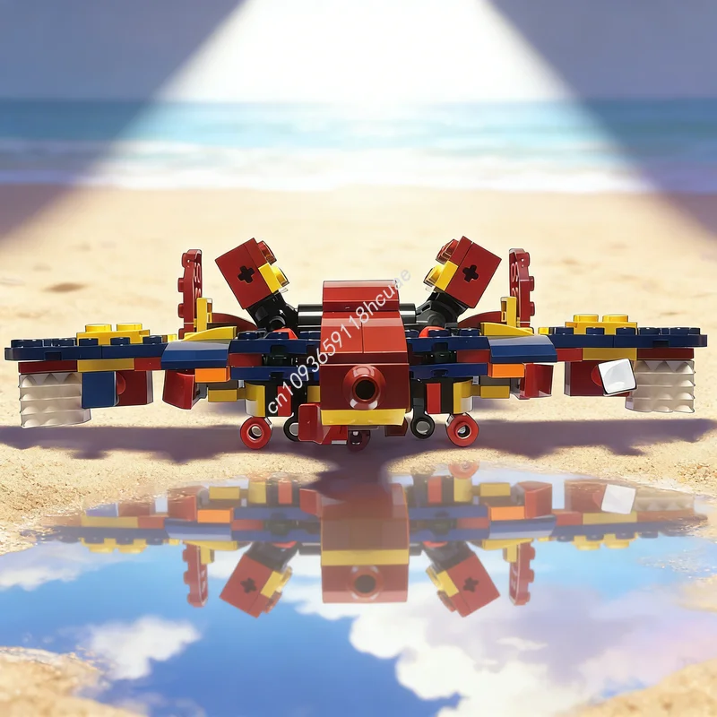 174 pièces MOC A Thunderbolt Warthog Creator 3 1 Modèle de construction Cadeaux de Noël Blocs de construction Jouet DIY Idée d'éducation créative