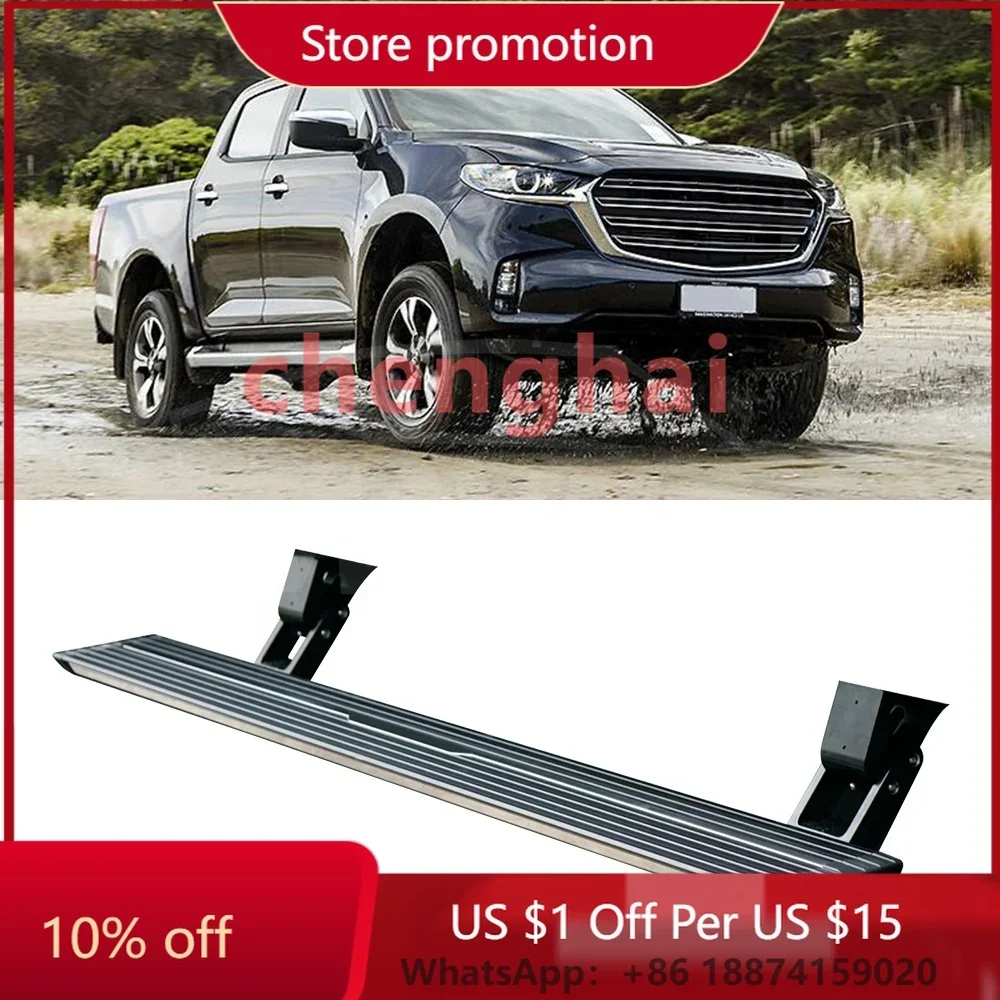 Pickup truck series electric running board car power side steps for Mazda BT-50 SILVERADO ISUZU D-MAX Triton HILUX Tacoma