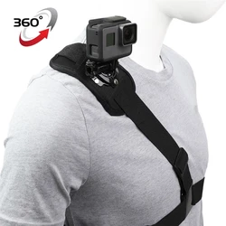 For Go Accessories 360° Shoulder Strap Mount Harness For Go 11 10 9 8 7 6 5 4 Camera Chest Harness Dropshipping