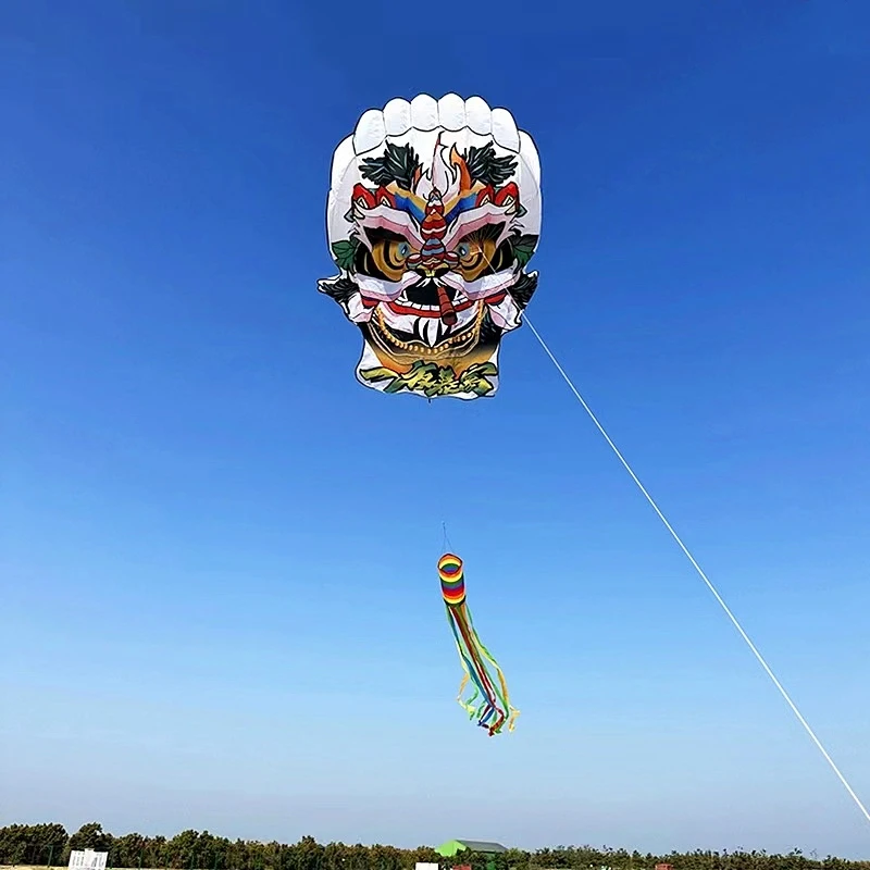 Free Shipping Chinese traditional kites flying inflatable kites string line lion kites toys outdoor game giant paper aircraft