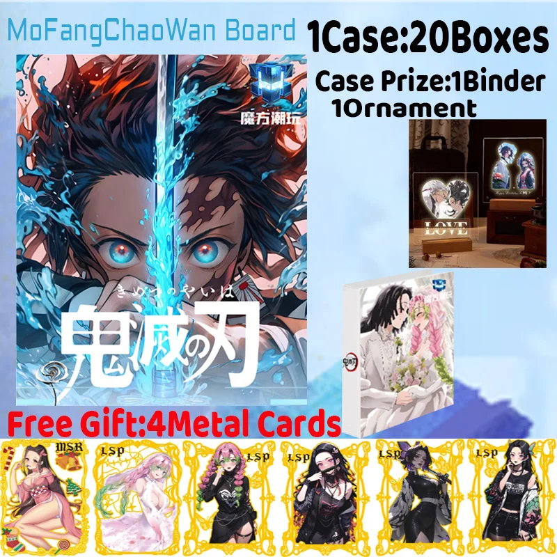 MoFangChaoWan Demon Slayer Board Collection Card Lover Card Ink card Multiple Character Cards Badges Hobbies and Toy Gift