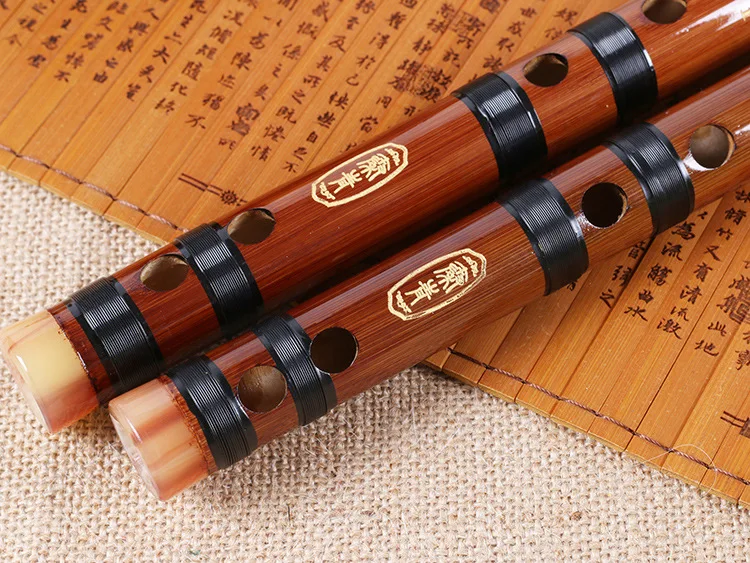 High Quality Bamboo Flute Professional Woodwind Flutes Musical Instruments C D E F G Key Chinese Dizi Transversal Flauta