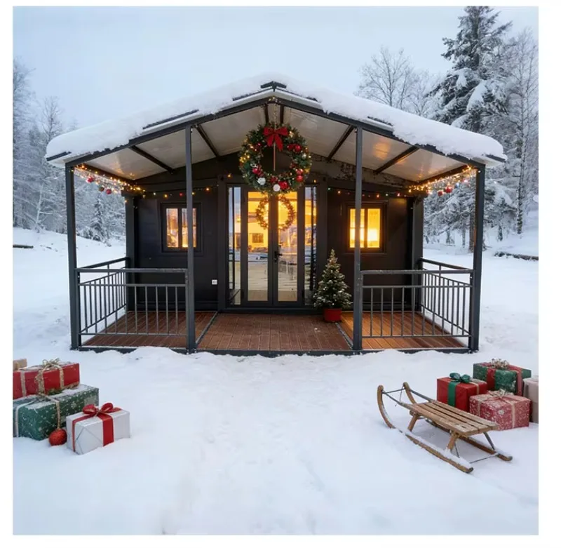 Prefab Folding House 20ft 30ft 40ftModular Tiny Home 2 3 4Bedrooms Luxury Prefabricated Expandable Container House with Bathroom