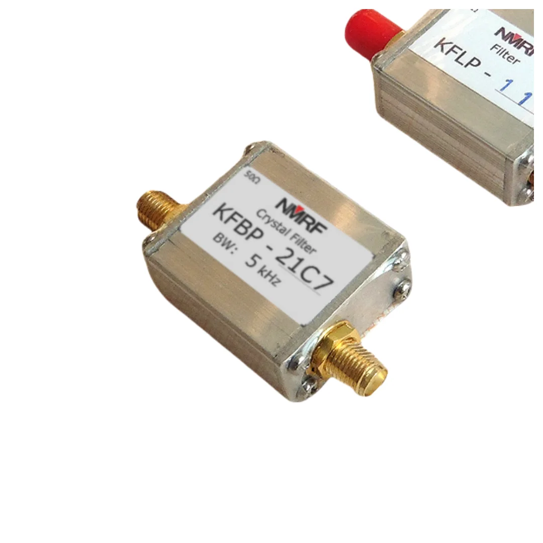 21.7MHz Coaxial Bandpass Crystal Filter, SMA Interface, IF Filter