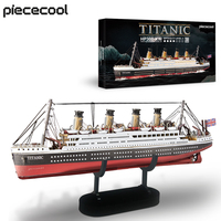 Piececool Model Building Kits Titanic Ship Puzzle 3D Metal Jigsaw DIY Toys for Adult Birthday Gifts 226Pcs