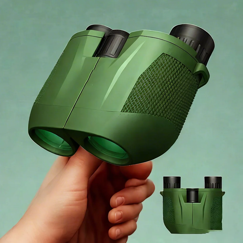 

New FMC Coated Raccoon 10x25 HD Portable Compact Binoculars BAK4 Prism