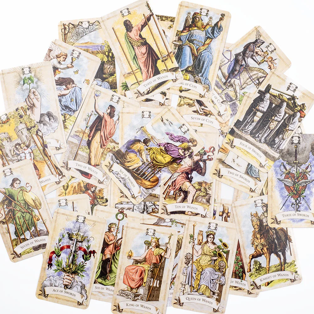 The Real Life Tarot Deck, 78 Stück, 10,3 x 6 cm, englische Version, Orakel-Deck für Mädchen, heißer Verkauf, Familienfeiern, Brettspiele – Detail 5