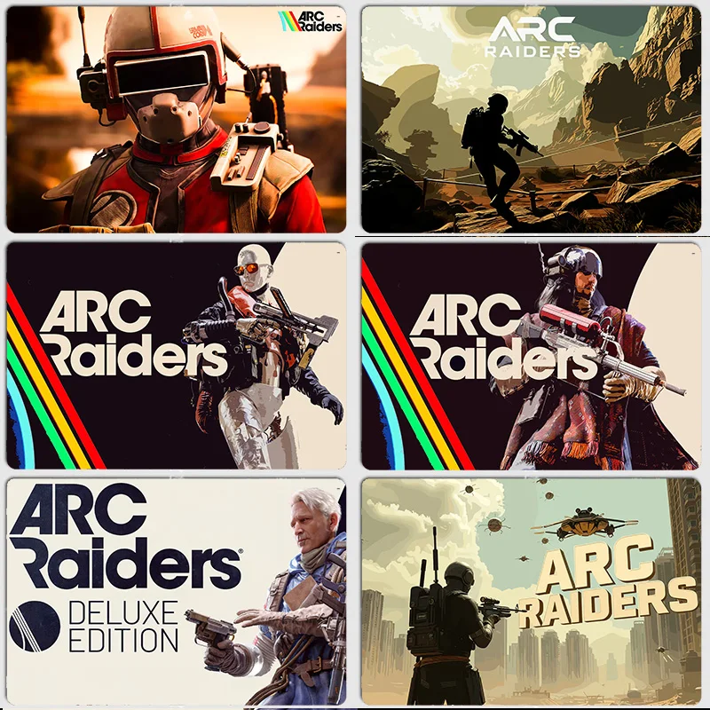 

Arc Raiders Game Character Poster Metal Vintage Sign Posters Bedchamber Home Decor Room Decoration Bar Indoor Wall Decor