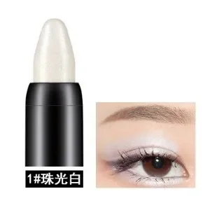 Eye makeup color pearlescent pen high light stick rotating shadow matte waterproof sweat proof not easy to smudge color makeup