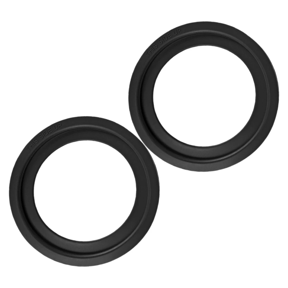 

2Pcs RV Toilet Seal Ring Durable Rubber Flange Threaded Male Gasket Replacement Kit Black 300 310 320 Series Leak Prevention