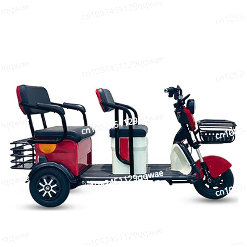 Elderly and Disabled People Tricycle, Three Wheel Electric Scooter for Passenger, 800W