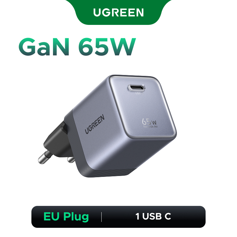  UGREEN 65W GaN Charger PD3.0 QC4.0 PPS USB C Fast Charger For Macbook Laptops iPhone 17 16 Samsung S26 iPad Tablet 