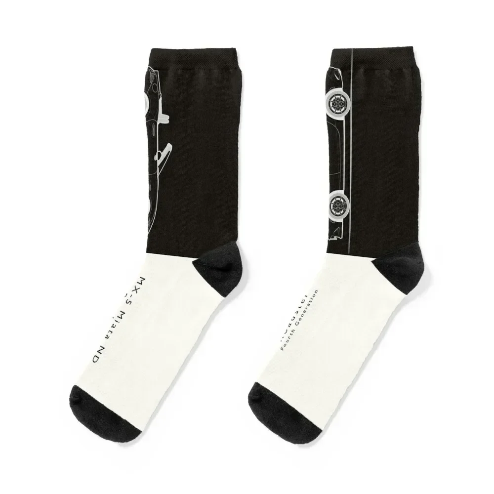 The Art of Wheels: MX-5 ND - type iv Socks new in's kids Novelties Men's Socks Women's