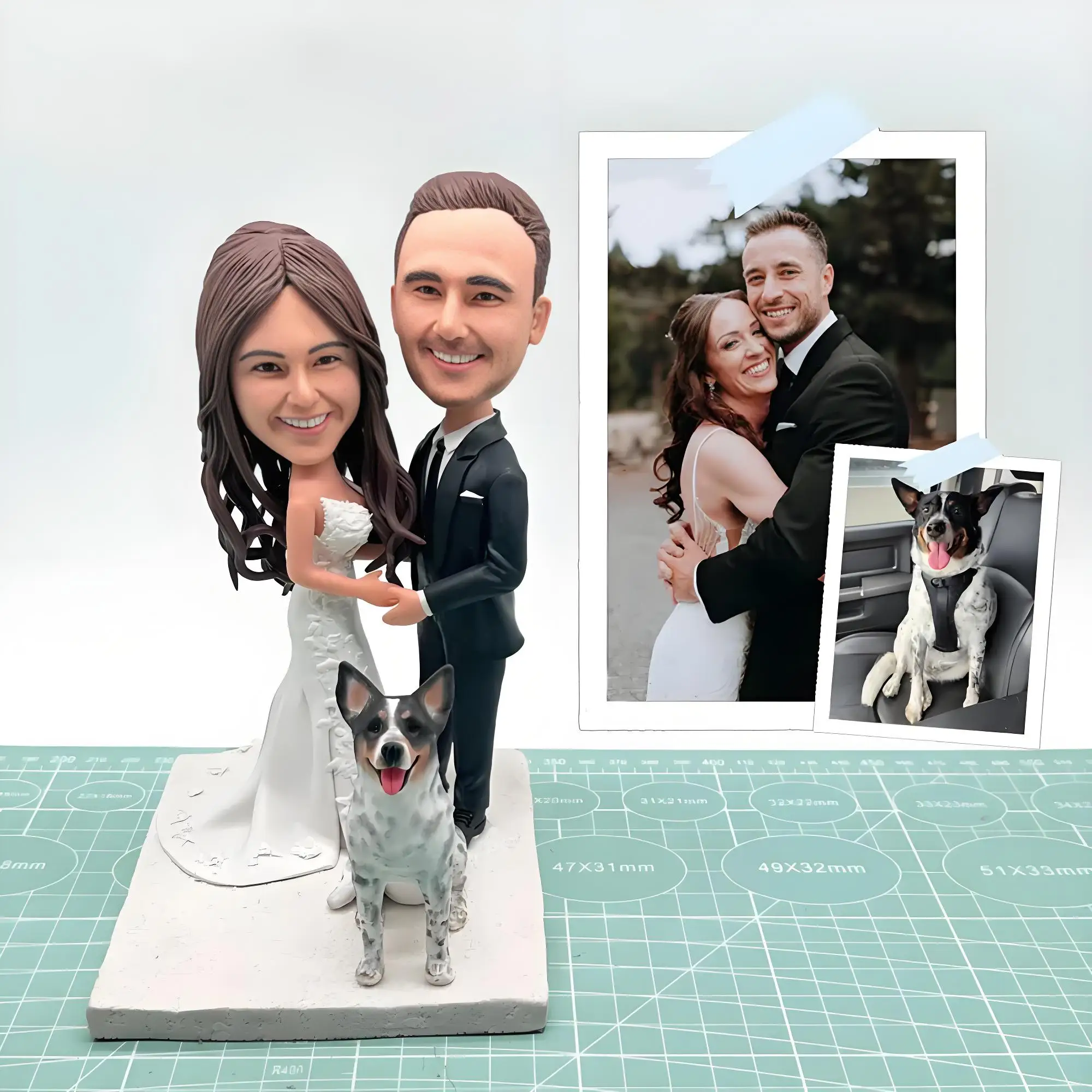 

Изготовленная на заказ качающаяся голова, фигурка на заказ, фигурки пар пупс, персональный подарок для сына, подарки на годовщину для пары