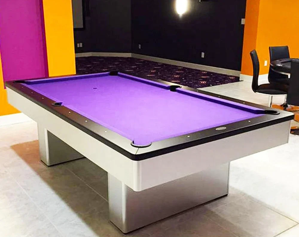 Luxury and Modern Design Tournament Level 7ft 8ft 9ft Size Pool Table With LED light Free Accessories