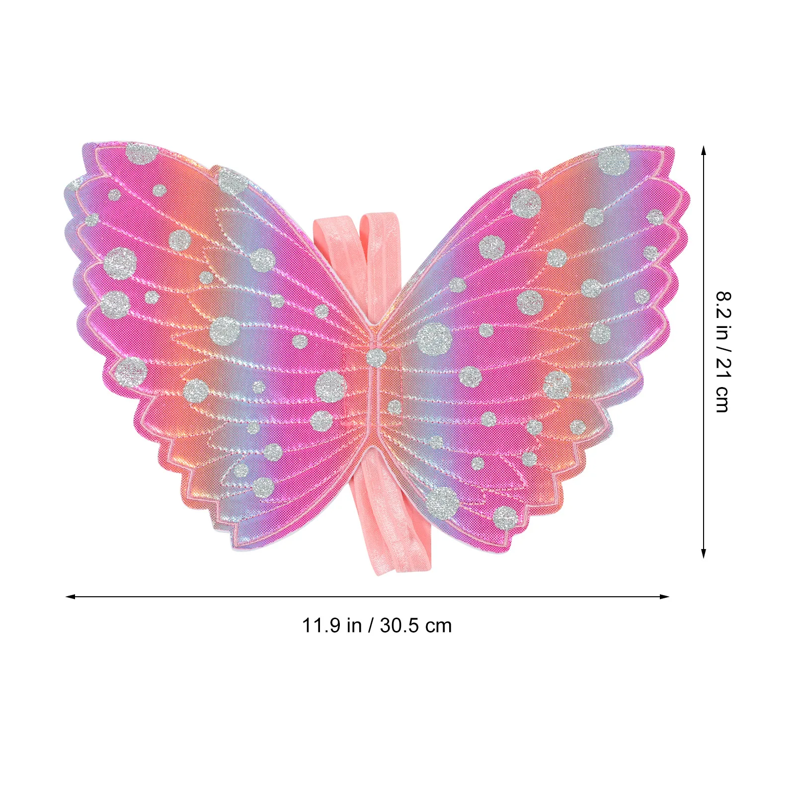 

Butterfly Wing Props Kids Costume Set Accessories Skirt Supply Wings with Fairy Stick Cloth Accessory