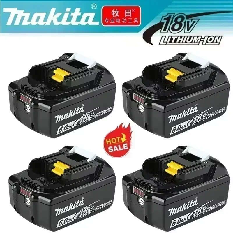 

Original Makita 18V 5.0Ah 6.0Ah Rechargeable Battery, for Makita Tool BL1830B BL1840 BL1840B BL1850 BL1850B 18650 18V Battery