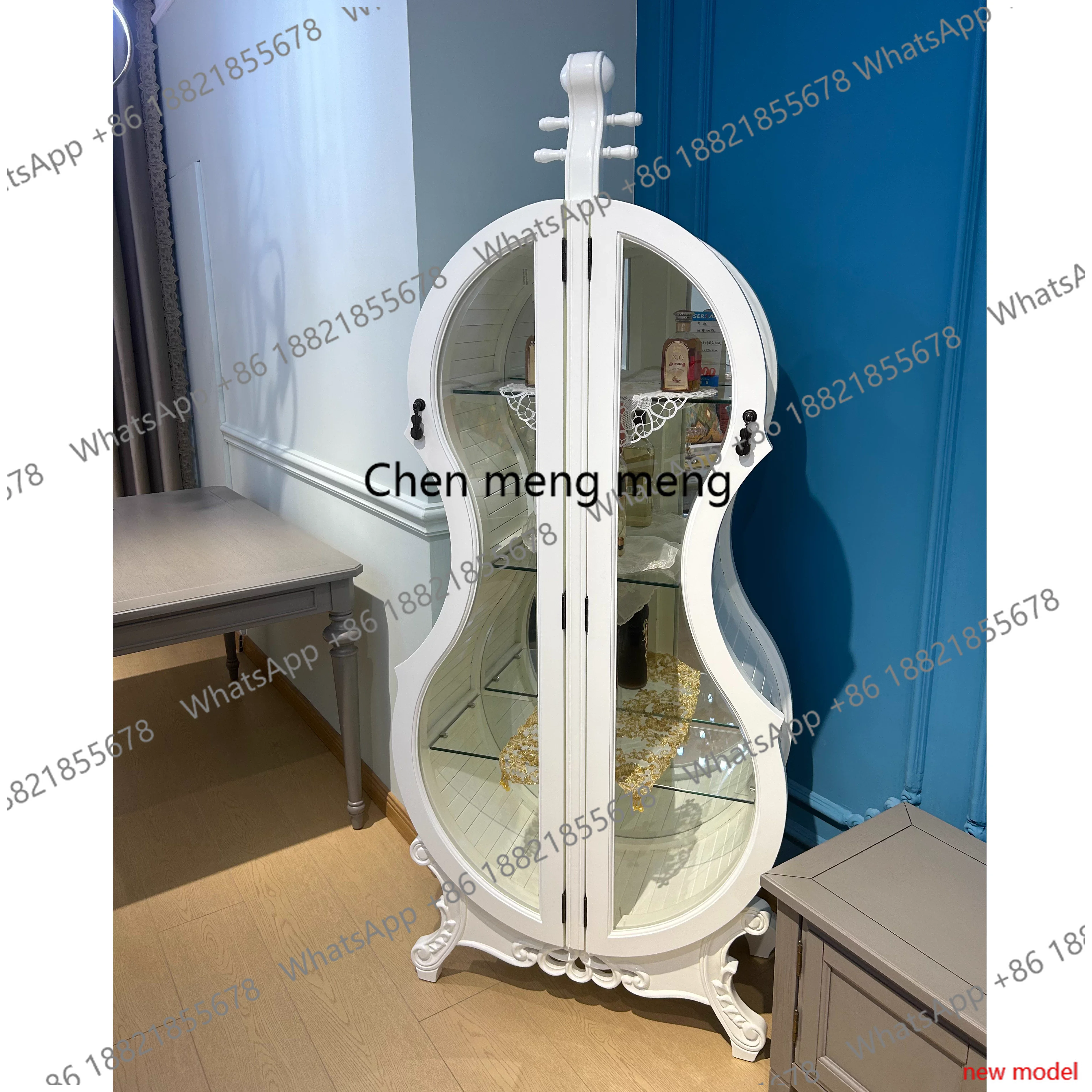 American Particularly Wine Cabinet Cello Irregular HighEuropean Wine Cabinet Locker Retro Bar Furniture