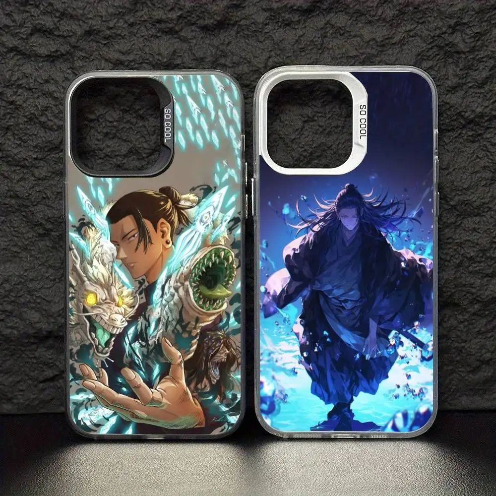 

Geto S-Suguru Phone Case Color Silver Shell For IPhone 17 16 15 14 13 12 11 Pro Max Plus