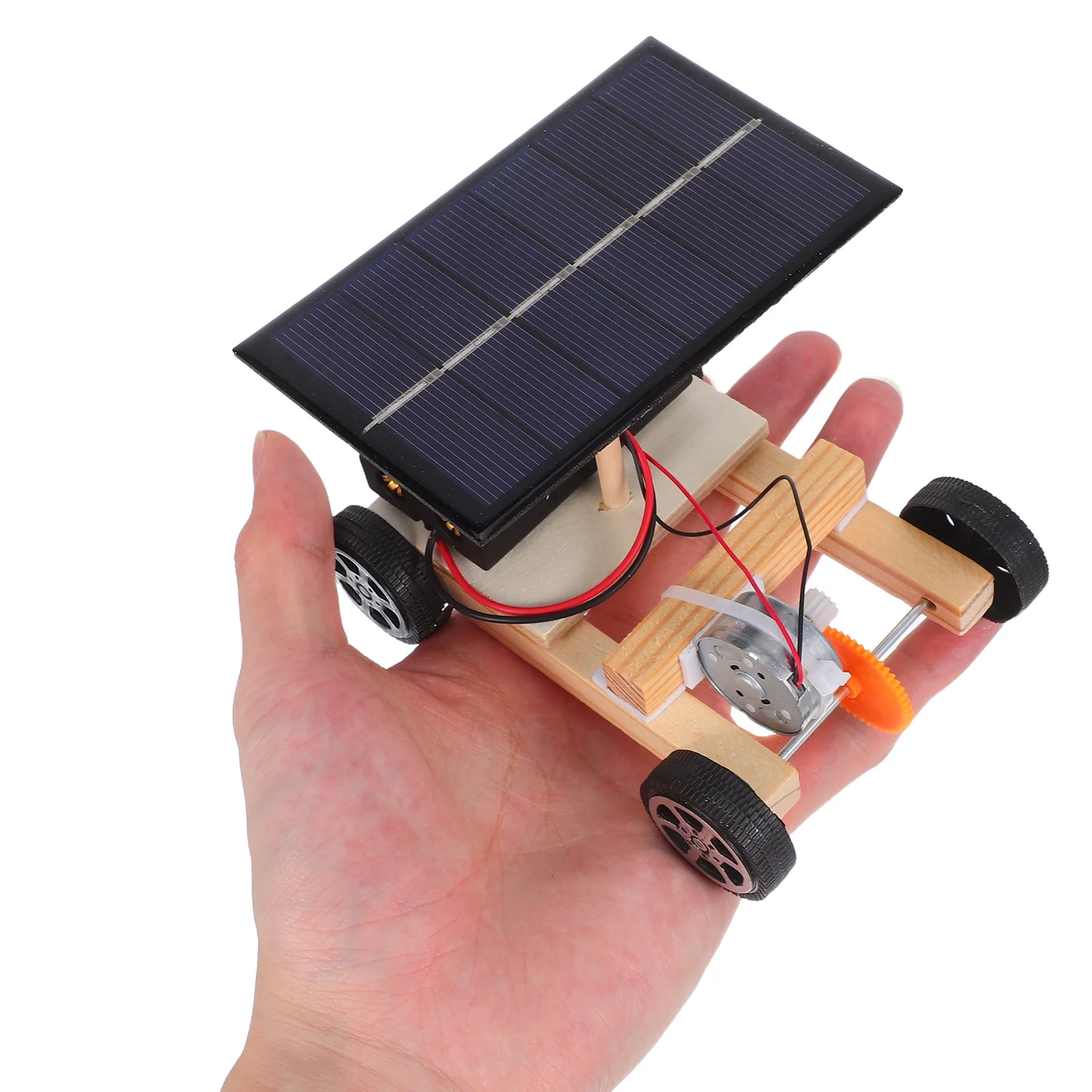 

Solar Toy Creative Engineering Circuit Science Manual Car Building Kit for Kids Safe Educational Gift Lasting