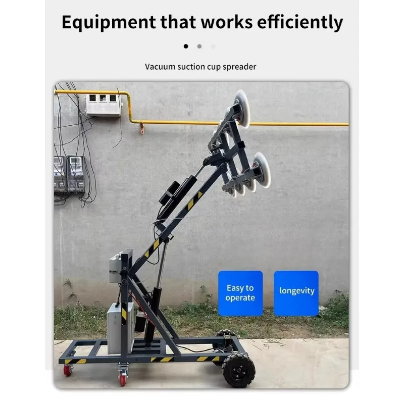 Electric Manual Glass Panel Lifting Locomotive Window Glass Vacuum Car Trolley