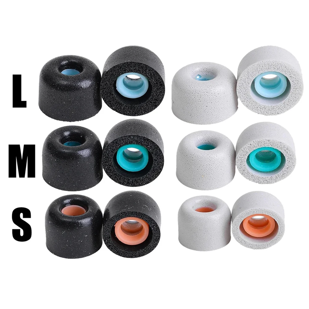 BAPPSUS Memory Foam Kopfhörer Ohrpolster Fall für Sony WF-1000XM4 WF-1000XM3 In-Ear-Abdeckungen Ohrhörer Tipps Ohrkappen Ohrstöpsel Zubehör S/M/L 6