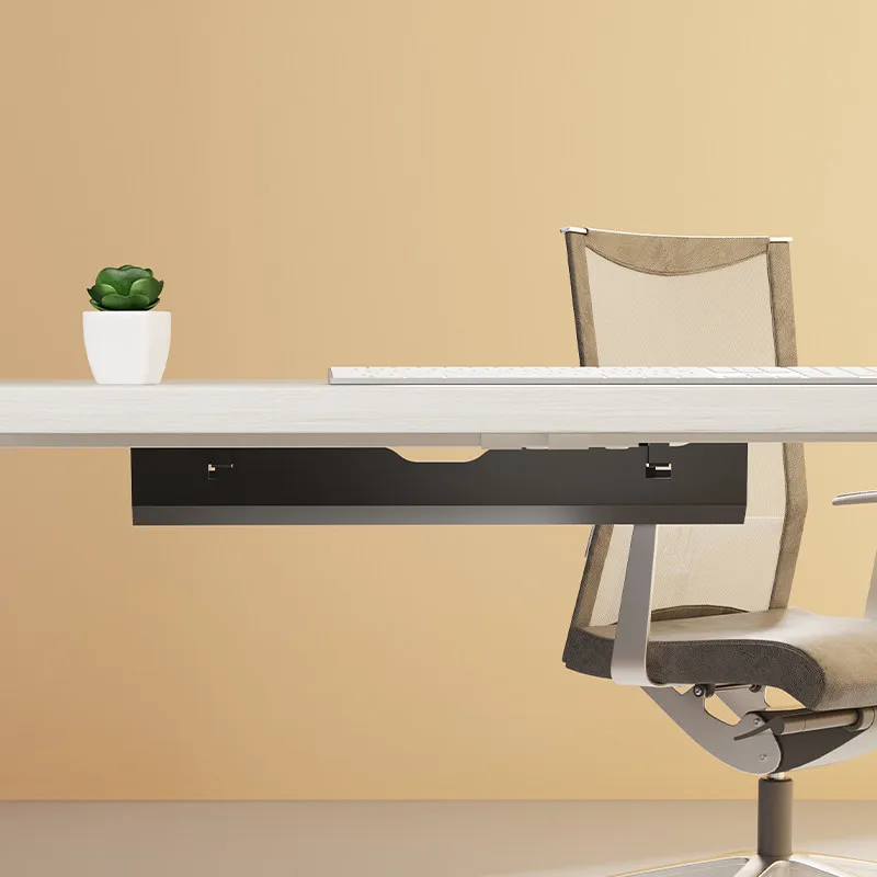 Under-desk Cable Organizer, Cable Organizer, Slot Box, Under-desk Power Strip, Wire Rack, No Drilling or Nails