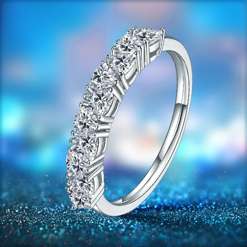 

925 silver fashion ring for women, total 1CT triangular cut Moissanite ring, wear personalized jewelry to send girlfriend every