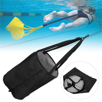 Oxford Cloth Adjustable Swimming Resistance Training Water Bag Strength Exerciser Drag Parachute For Adults Children