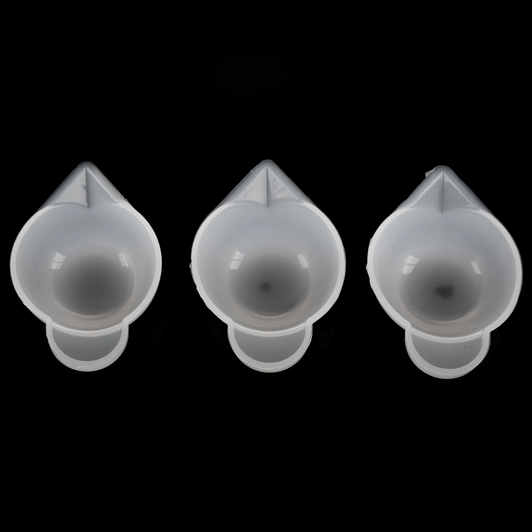 SOFT-20Pcs Silicone Mold Cup Dispenser Diy Epoxy Resin For Jewelry Making Tool Color Modulation Diy Mold Accessory