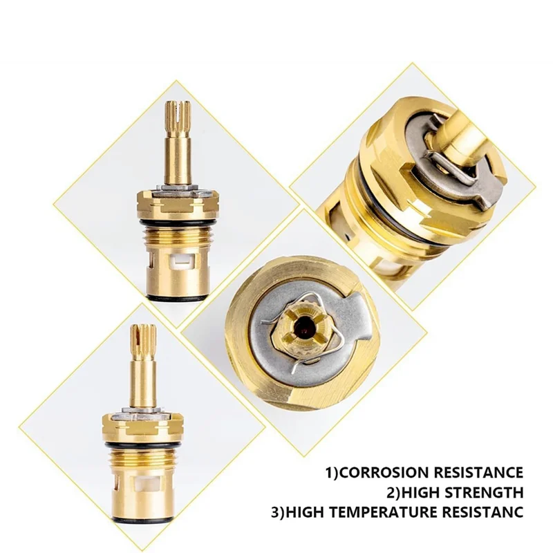 

A7THK-994053-0070A Сменный картридж клапана для кухонного смесителя для ванны, сменный стержень из латуни для горячей и холодной воды 4Z-24H