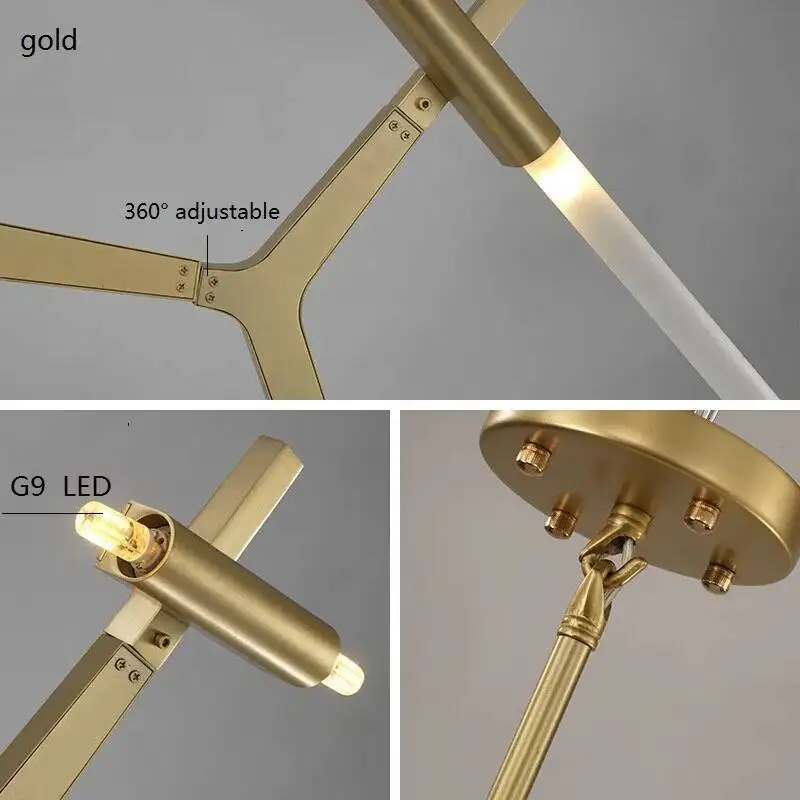 مصباح سقف على شكل مزدوج معلق، تصميم إبداعي ما بعد الحداثة، مثالي للسلالم أو الفندق أو الفيلا، إضاءة 110/220 فولت، تصميم