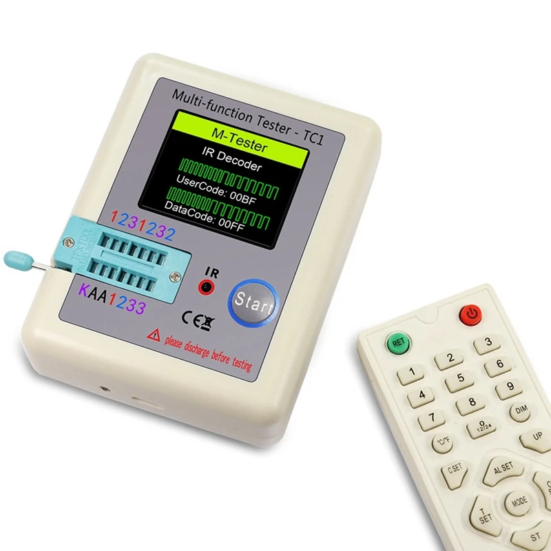 ●LCR-TC1 TC1 Display Multifunctional TFT Backlight Transistor Tester for Diode Triode Capacitor Resistor Transistor