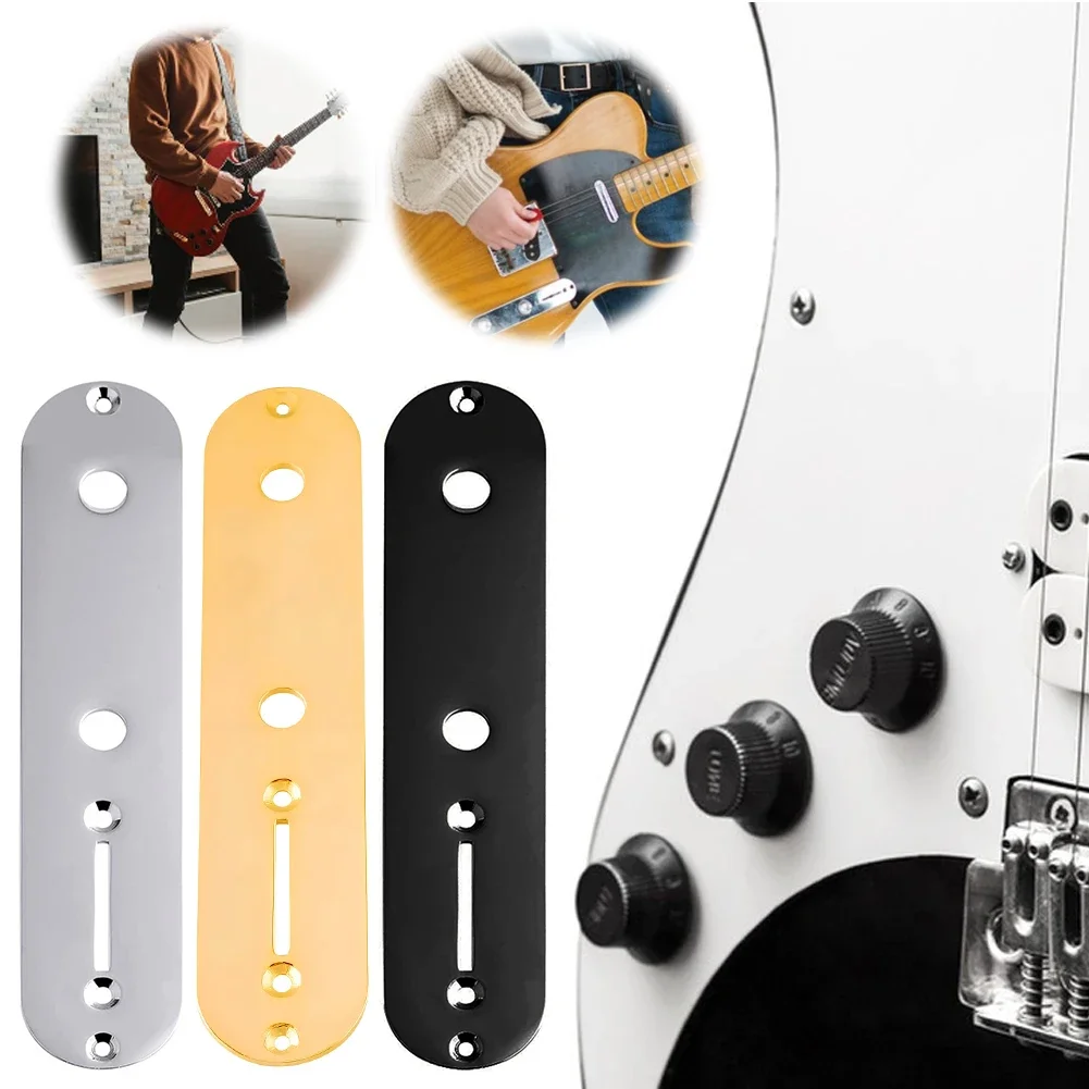 Peças de guitarra placa de controle banhada com parafusos para guitarra elétrica Fender Telecaster