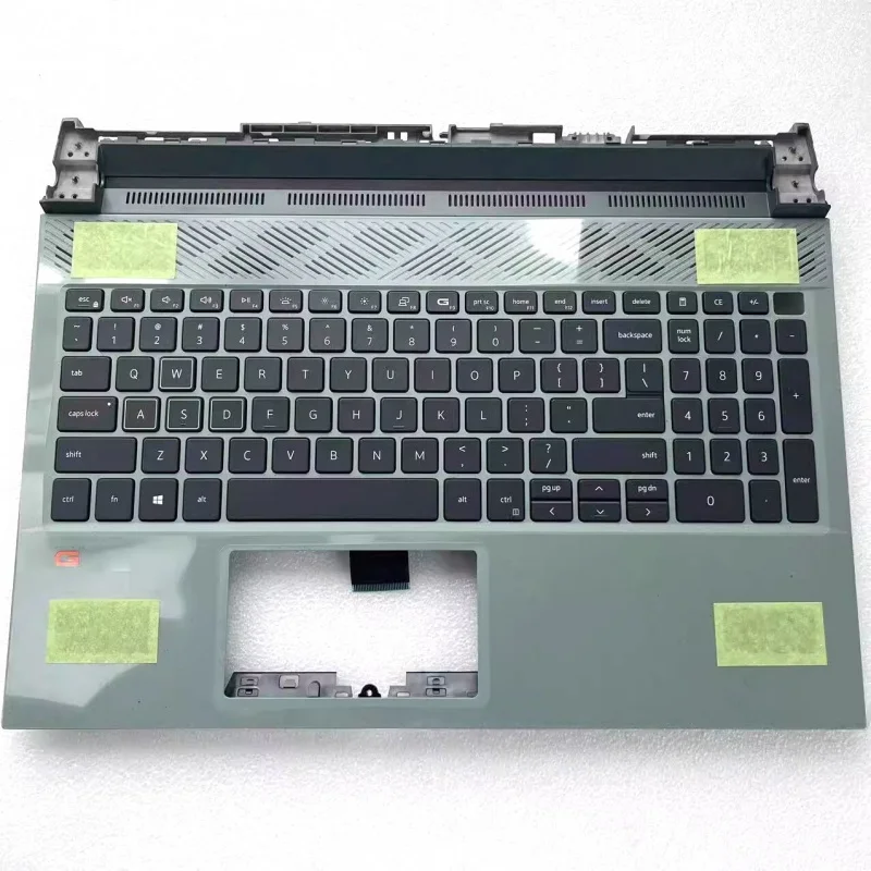 

S+ New For Dell G15 5510 5511 5515 Palmrest Upper Case US RGB Backlit KB 04R6Y3