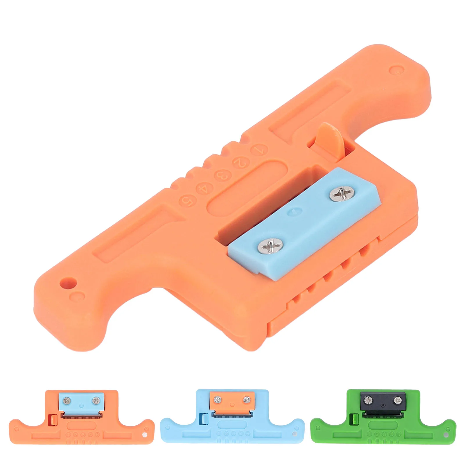 Descascador óptico de 5 fios, descascador de cabo de fita longitudinal 1.9-3.0mm, ferramenta de emenda de cabo, descascador óptico